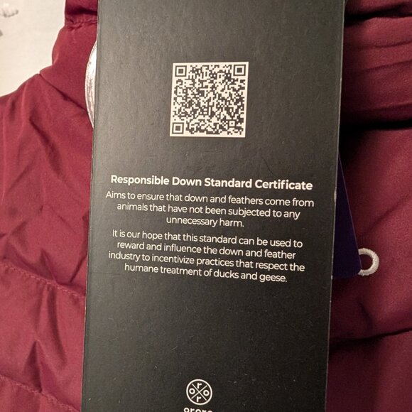 Ororo Women's Heated Lightweight Down Vest (Apparel Only) Wine Red XS - Picture 7 of 16